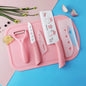 Knife set vegetable knife chopping board 2 in 1 sharp full set of kitchen utensils household chopping vegetables and meat knife