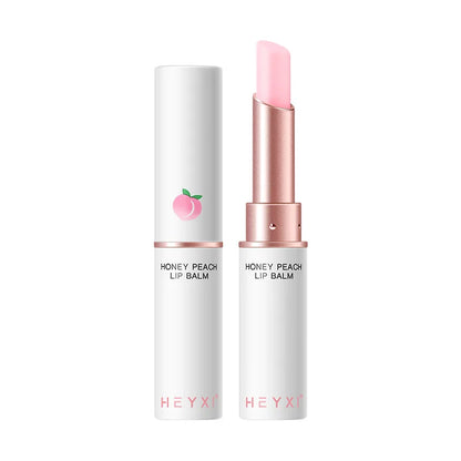 Honey Peach Lip Balm Color Change Lipstick Lips Plumper Moisturizing Hydrating Nourishing Beauty Lips Skin Carae Cosmetics