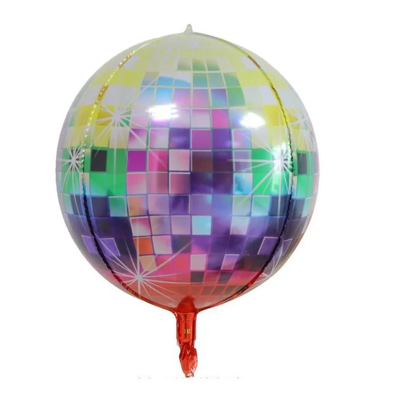1/6Pcs Roller Skate Boom Box Balloons Disco Balloons for Back to the 90s Retro Hip Hop Themed Birthday Wedding Anniversary Decor
