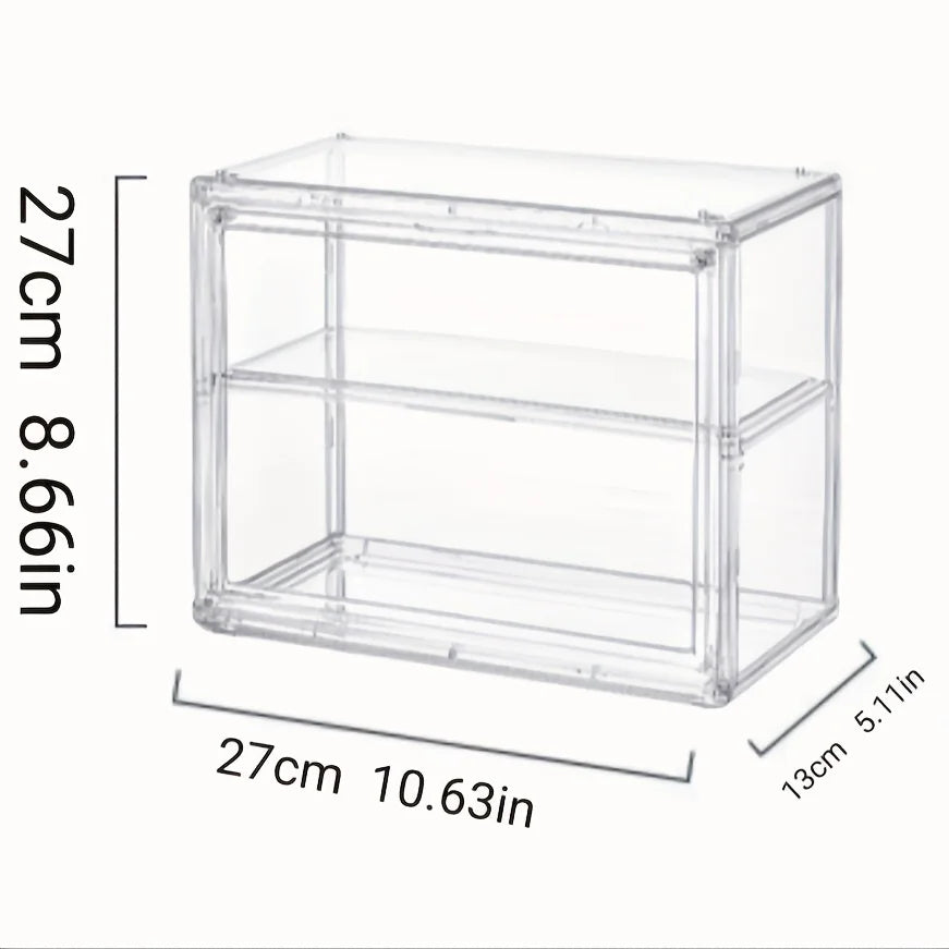 Multi-Purpose Storage Display Cabinet – Action Figures, Blind Boxes, Bags, Cosmetics, and Bathroom Organizer for Neat Display
