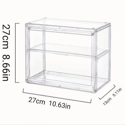 Multi-Purpose Storage Display Cabinet – Action Figures, Blind Boxes, Bags, Cosmetics, and Bathroom Organizer for Neat Display