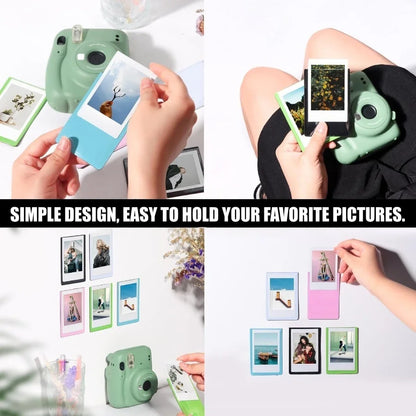 3‑Inch Magnetic Photo Frames for Instax Mini & Polaroid Pictures (5/10‑Pack)
