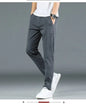 Men’s Ice Silk Straight‑Leg Pants – Summer Breathable Business Casual