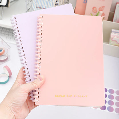 1 Pack Lined Ruled Spiral Paper Notebook 5.8 x 8.2 Inches College