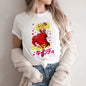 Candy Cartoon Print Streetwear T-shirt Harajuku Clothes Fashion Girls T Shirt Short Sleeve Summer Tee Casual Female O-Neck Top