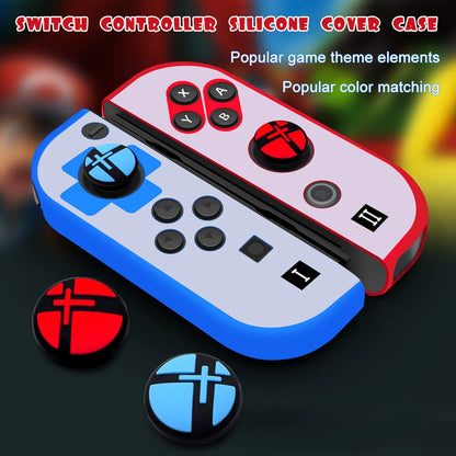 Silicone Soft Case Thumb Stick Grip Cap Joystick Protective Cover For Nintendo Switch Oled NS Joy-Con Controller Protector Skin