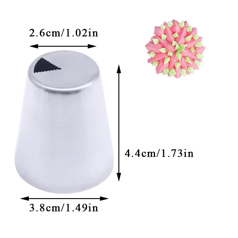 Russian Tulip Icing Nozzles – Flower Piping Tips for Cupcakes & Pastry Decorating