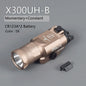 Tactical SureFire LOGO X300 Ultra XH35 X300UH-B Weapon Gun Light Lanterna Torch For Airsoft Pistol Glock 17 18 19 22 20mm Rail