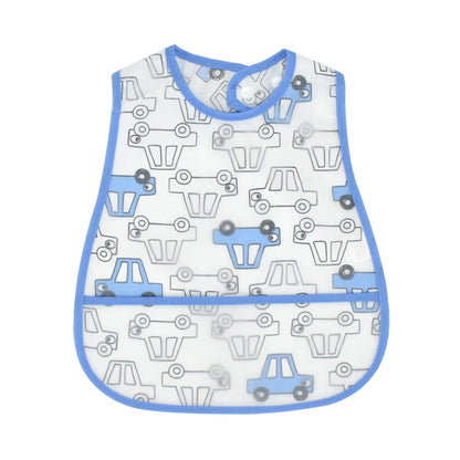 Adjustable Baby Bibs Waterproof Pocket Lunch Feeding Bibs