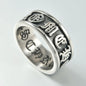 1PC Stainless Steel Vintage Punk Skull Cross Eagle Mens Ring Finger Jewelry Hip Hop Rock Culture Ring Unisex Male Party Ring