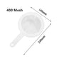 1PC Fine Mesh Strainer Spoon for Coffee, Milk, Soy, and Yogurt 100/200/300/400 Mesh Nylon Filter For Kitchen Dining Gadgets