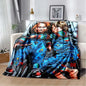 3D Horror Movie Character Chucky Saw Cartoon Area Blanket Fashion Soft Cozy Living room Bedroom Sofa Bed Travel Blanket