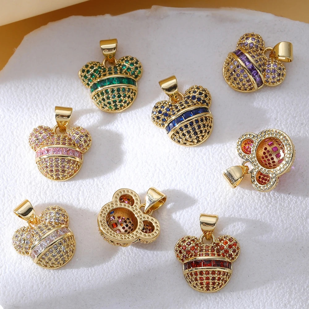 Handmade Luxury Pendant 18K Real Gold-Plated Charms