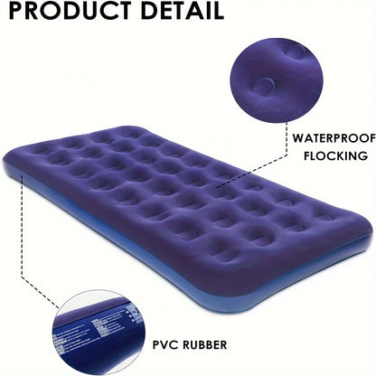 Camping and home use twin and queen size (single and double) air mattresses, inflatable mattress sleeping pads
