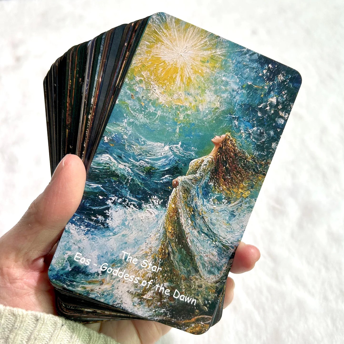 78PCS 70*120mm Tarot Greek Mythology Divination Rune Board Game Classic Innovative Theme Illustration Keywords