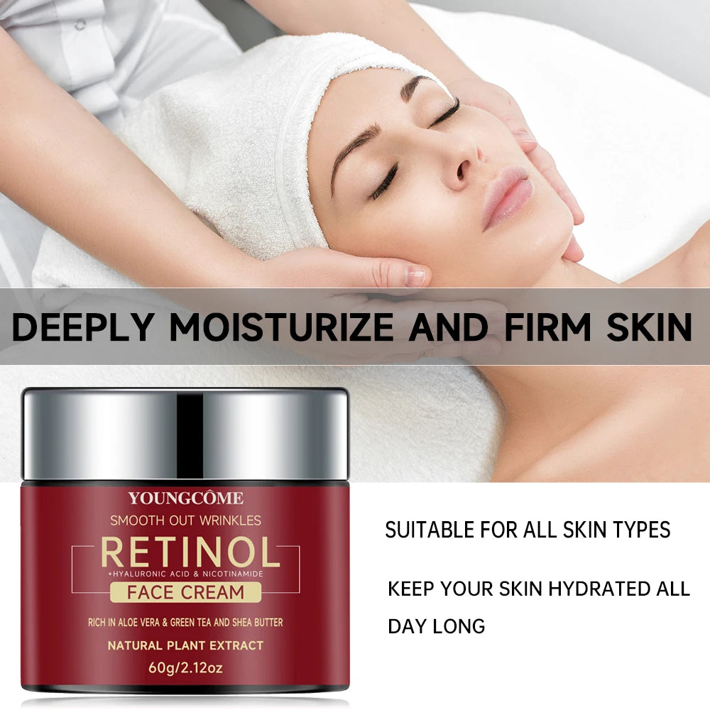 Retinol Facial Firming Cream, Repairing, Moisturizing, Nourishing, Brighten Skin, Anti-Aging