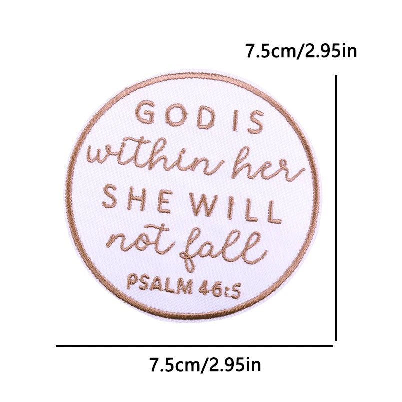 Letter Embroidered Patch Cartoon/Personality Letter Slogan Patch Iron On Patches For Clothing thermoadhesive Patches Sew Badges