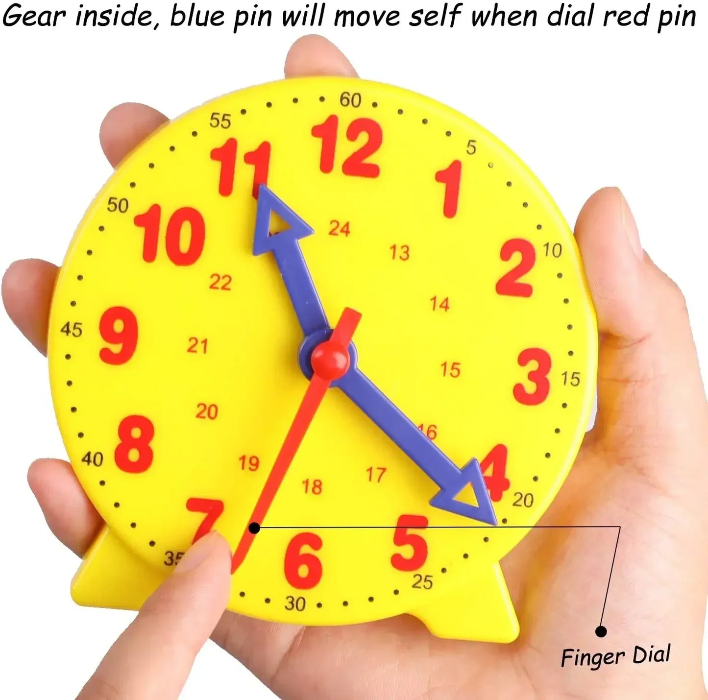 Early Education Time Teaching Clock-  Learning Resources  Age 4+ Kids
