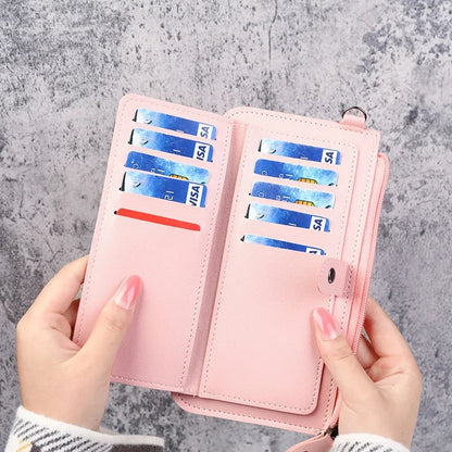 Hello Kitty Women Wallets PU Leather