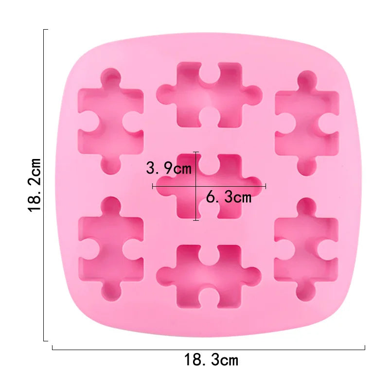 Block Silicone Mold Building Brick Robot Chocolate Jelly Ice Cube Tray Cake Decoration Cupcake Topper Kids Birthday Party Car