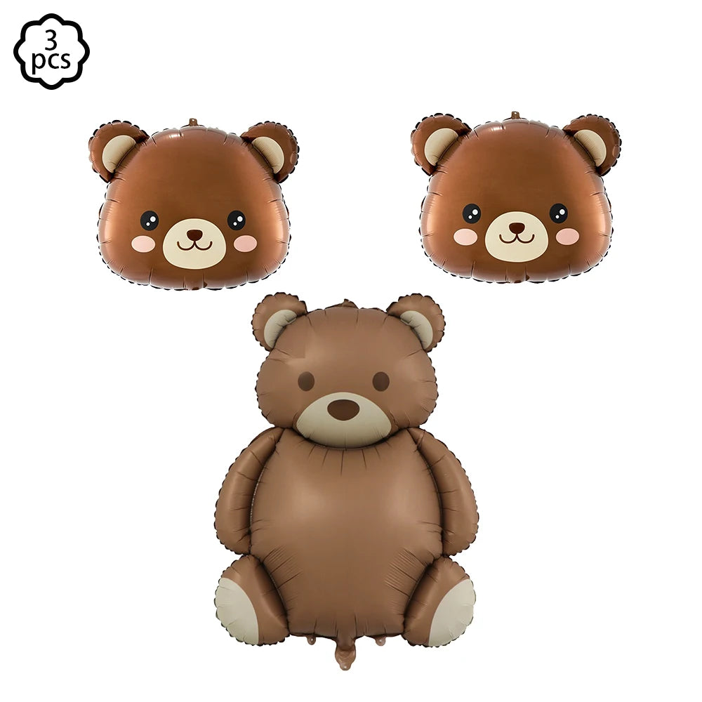 Brown Teddy Bear Party Baby Shower Supplies