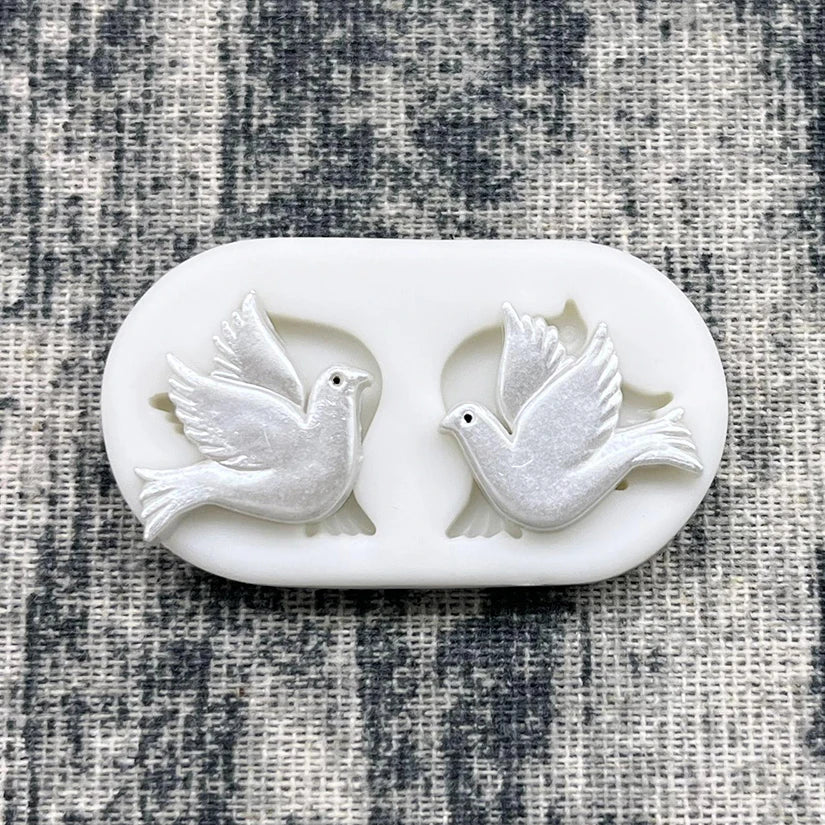 Dove Silicone Mold Fondant Chocolate Sugarcraft Mold Cake Decorating Tools Baking Accessories