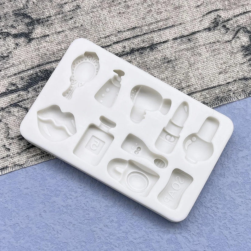 Makeup Hair Dryer Mirror Silicone Mold – Sugarcraft & Resin Tool