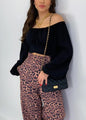 Women's Sexy Off-Shoulder Puff Sleeves Lace-up Tops Navel-Baring Shirts One-Colored Elegant Ladies Bright Color T-Shirt Tops