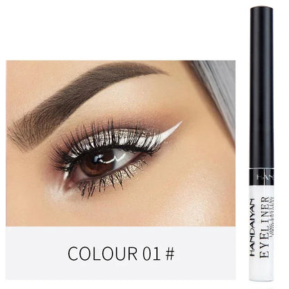12 Colors Colorful Liquid Eyeliner Pencil Waterproof Long-Lasting  Quick-Dry No Blooming Blue Pink Eye Liner Pen Cosmetics Tools