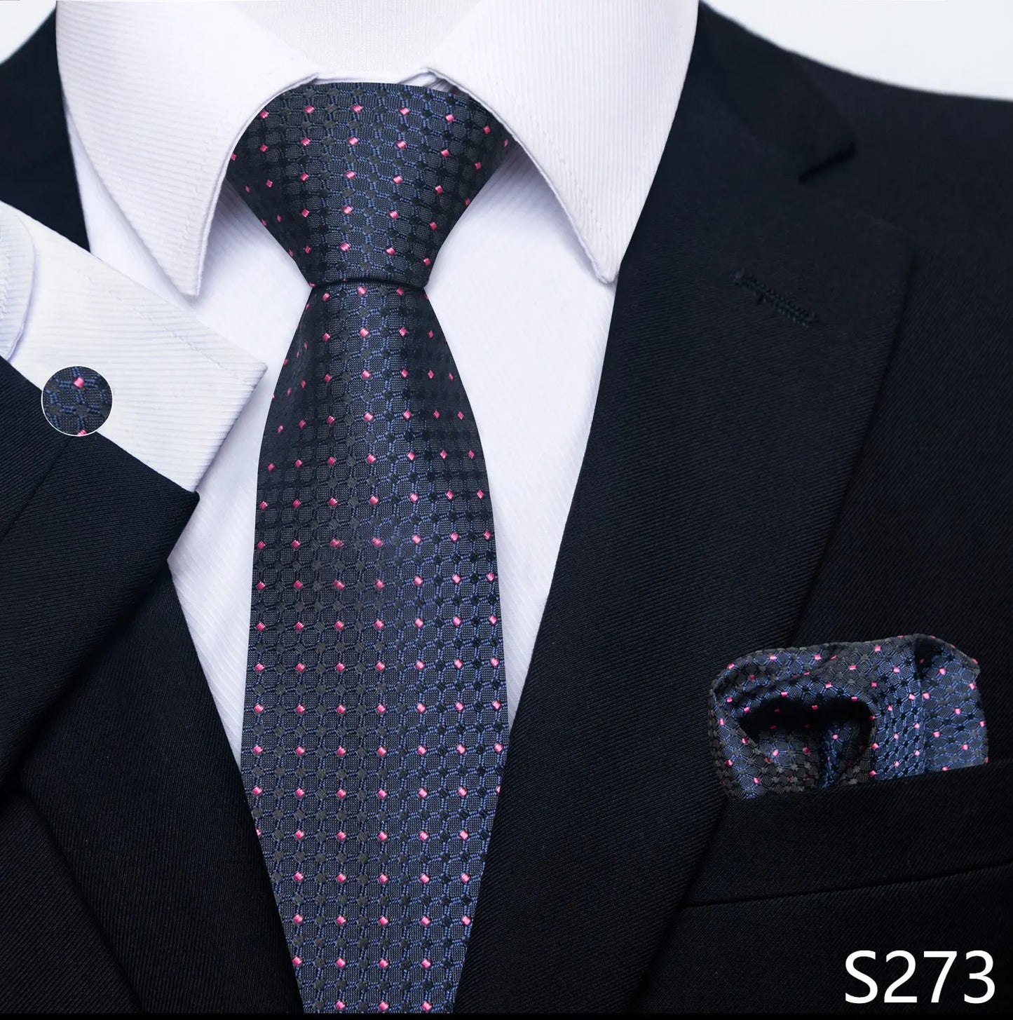 8 cm Tie Pocket Squares Necktie  Set