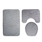 Set of 3 Bathroom Bath Mat Set  Soft Non Slip or 2PCS Cobblestone Absorbent Bathroom Mat Rug Carpets and Toilet Lid