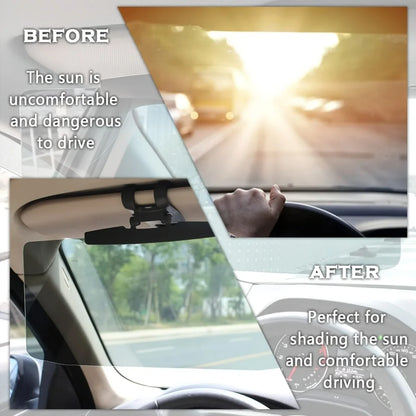 HD Night Vision Driving Glasses Anti Glare Flip Down Sun Visor Polarized Protection Foldable Anti Dazzle Car Sun Visor Extender