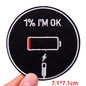 Letter Embroidered Patch Cartoon/Personality Letter Slogan Patch Iron On Patches For Clothing thermoadhesive Patches Sew Badges