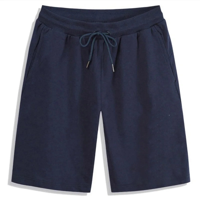 Men's  Elastic Drawstring   Joggers Shorts Loose Fitness Breathable