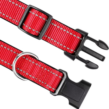 Adjustable Reflective Soft Dog Collar Neck 25-60 Centimeter