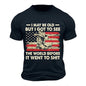 Men’s Retro Flag Skull T‑Shirt – 3D Print Short Sleeve Casual Summer Tee