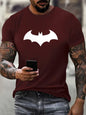 Fashion Bat Pattern Men's T-Shirts Summer Short Sleeve Outdoor Street 3d Printed Hip Hop T Shirt 6XL Plus Size Casual Tops