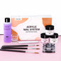 Acrylic Nail Kit for Beginners 3Color Acrylic Powder and 75ML Liquid Set Professional Nail Acrylic Set with Brushes for Home DIY