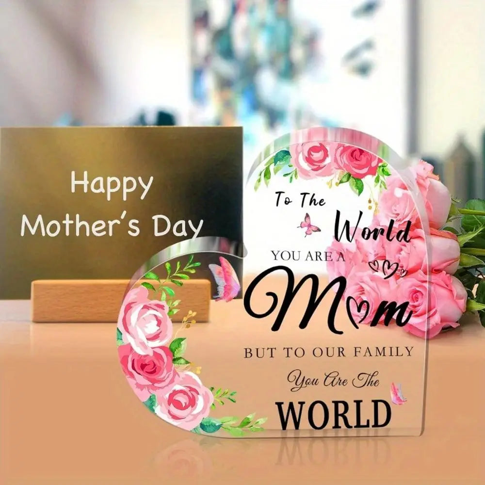 Mom Appreciation Acrylic Ornament – Mother’s Day, Birthday & Anniversary Gift