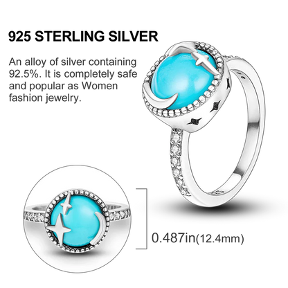 925 Sterling Silver Ring – Colorful Cubic Zirconia Women’s Wedding & Engagement Jewelry