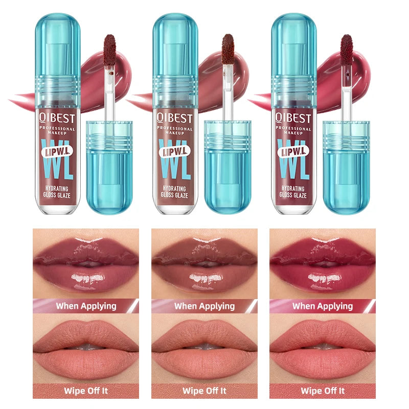Mirror‑Shine Lip Gloss – Moisturizing, Lightweight, Non‑Greasy & Long‑Lasting Non‑Stick Formula (1pc)