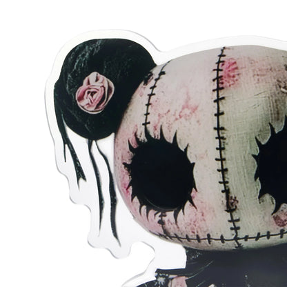 Halloween Anime Doll Figurine Acrylic Table Decorations Set for Home Office Party Spooky Flat Ornaments 2D Theme