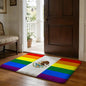 Pride Soft Flannel Absorbent Non‑Slip Floor Mat for Home, Bedroom & Bathroom