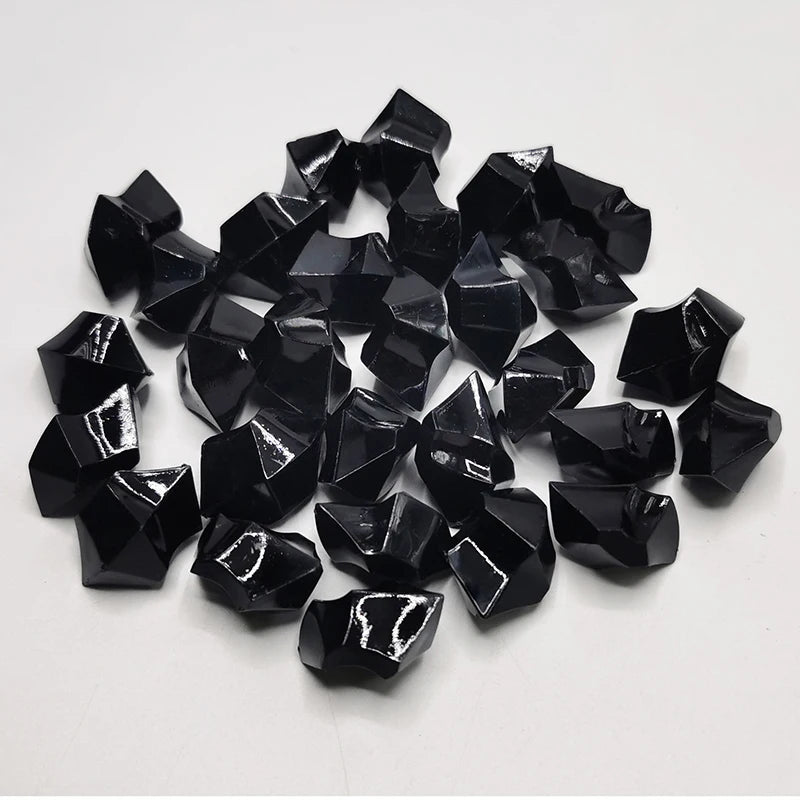 100pcs-200PCS/lot 25X18mm Acrylic Crystal Ice Rock Stones Vase Gems For Wedding Party Decor Confetti Table Scatter Beads