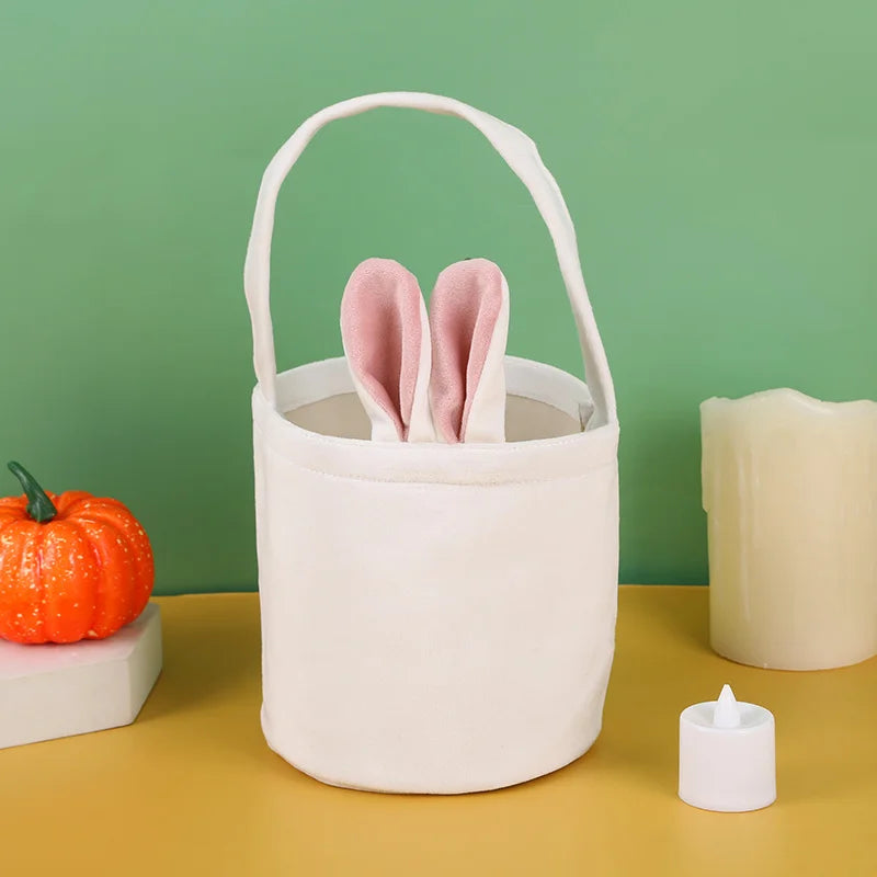 Velvet Easter Rabbit Bags New Pattern Cute Candy Bags Wedding Birthday Party Decoration Easter Basket Decorations