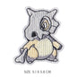 30‑Style Pokemon Embroidery Cloth Patches – Pikachu & Cartoon Iron‑On/Sew‑On Appliques for DIY Clothing