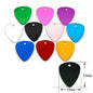 Random Mix 100pcs Aluminum Blank Dog Cat ID Pendant Engravable Ornament Tag Plates