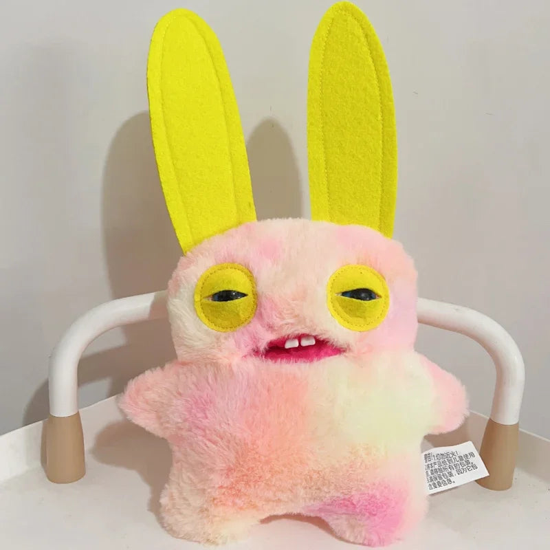 22cm Funny Ugly Teeth Monster Plush Toys Stuffed Anime The Block Monster Plushies Squirm Rainbow Crazy Rabbit Peluche Xmas Gifts
