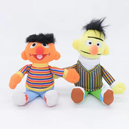 Sesame‑Street Style Plush Keychain Set – Elmo, Cookie Monster, Big Bird School Bag Pendant
