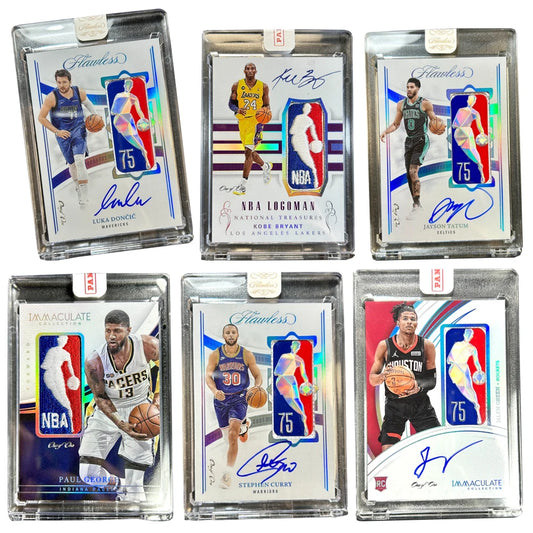 PANINI LOGOMAN DIY Material collection card brick Paul George Curry Doncic Kobe Tatum Jalen Green Basketball boy birthday gift